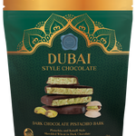 Dubai Style Chocolate Dark Chocolate Pistachio Bark