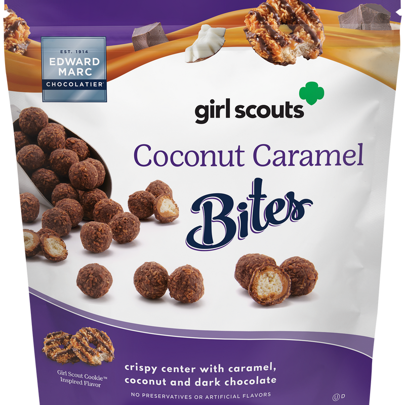 Girl Scouts Coconut Caramel Bites