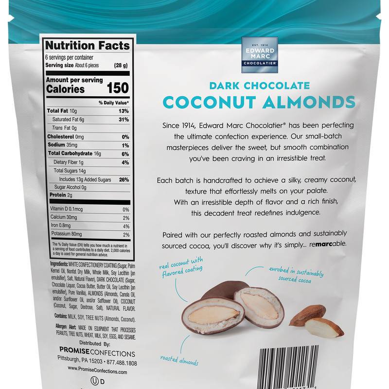 Dark Chocolate Coconut Almonds