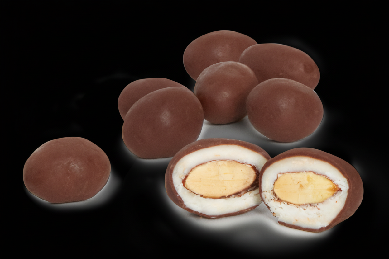 Dark Chocolate Coconut Almonds - Edward Marc Chocolatier