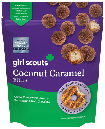 Girl Scouts Coconut Caramel Bites