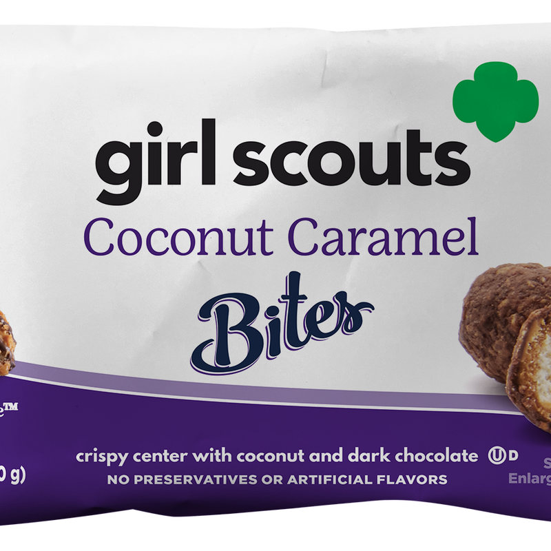 Girl Scouts Coconut Caramel Bites Snack Packs