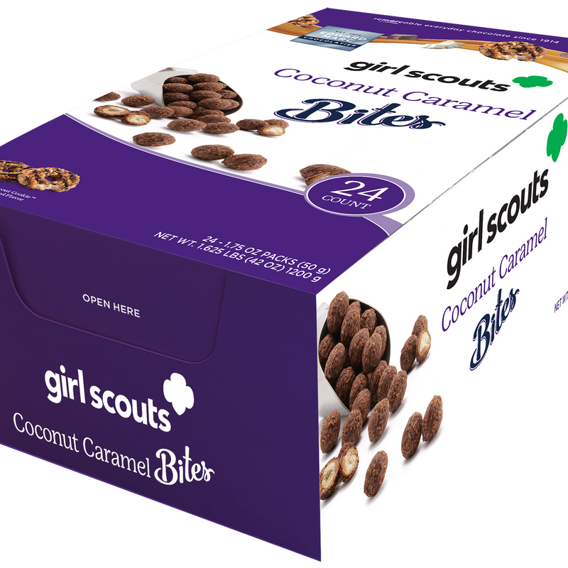 Girl Scouts Coconut Caramel Bites Snack Packs