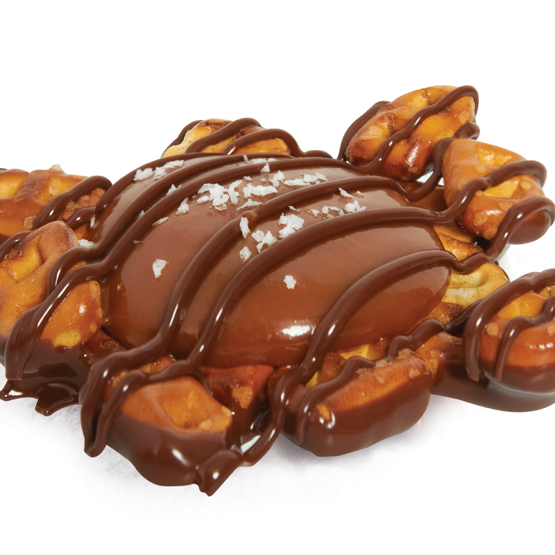 Dark Chocolate Sea Salt Caramel & Pretzel Cluster