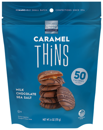 Caramel THiNS Milk Chocolate Sea Salt
