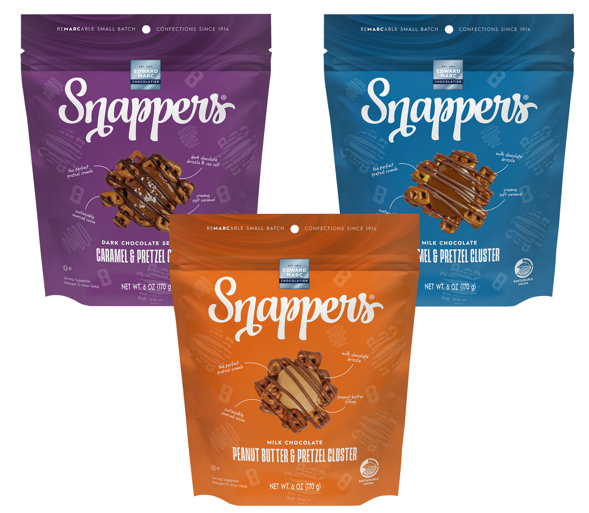 Everyday Sweets Snappers Collection - Edward Marc Chocolatier